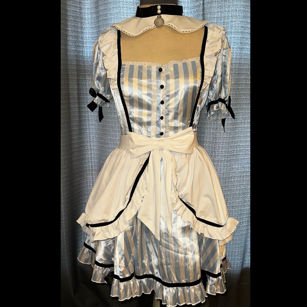 Trickz N Treatz Dolls Kill ‘ALICE IN WONDERLAND’ Costume 7 pc SET NWT XL